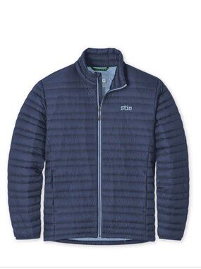 Stio Men's Pinion Down Sweater Jacket (Mountain Shadow Blue) - Medium